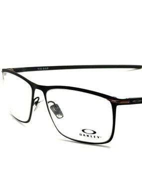 NEW OAKLEY TIE BAR OX5138-0157 Satin Black Men Eyeglasses 57mm 16 141